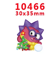 10466 30 шт мультфильм персонаж плоское украшение из смолы PR 8836 - Цвет: 10466
