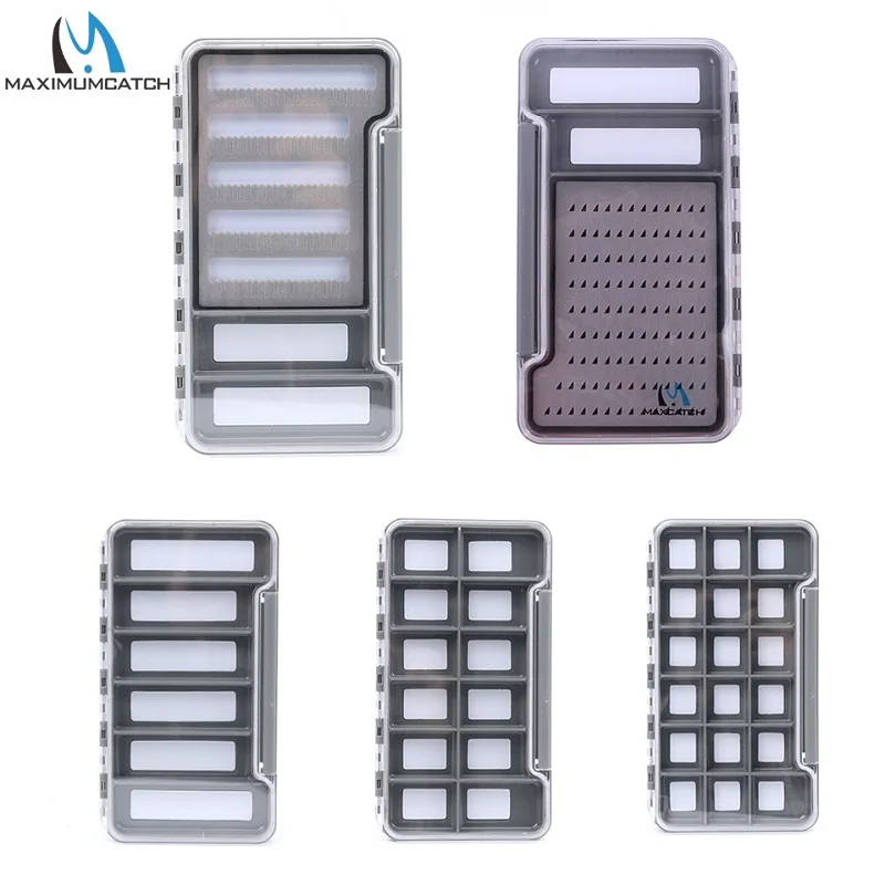 

18.9*9.9*1.5cm Fly Box Slim Waterproof Easy Grip/Slit Foam Insert Magnet Fly Fishing Gear Box Fishing Accessories Tackle Case