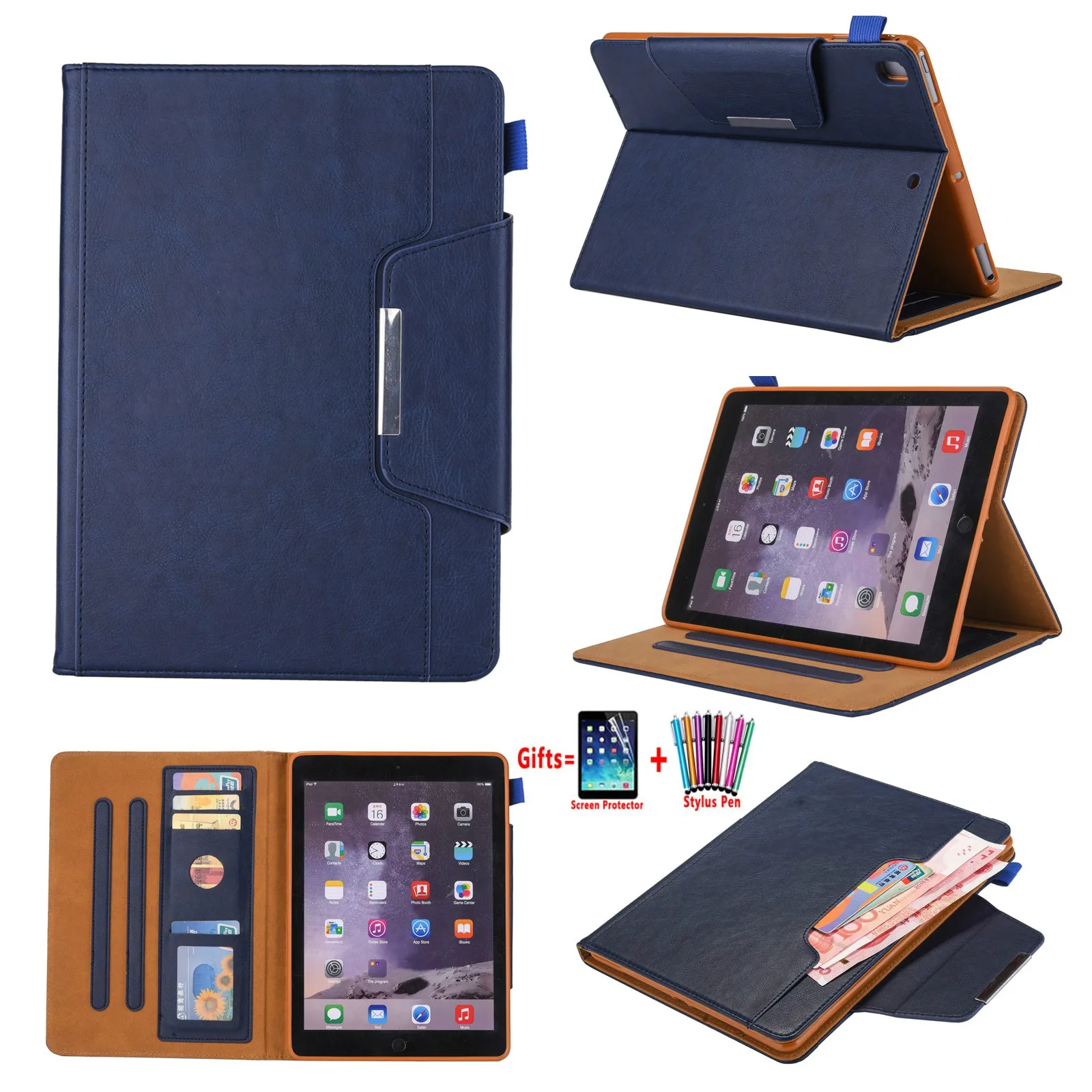 Высококачественный чехол для Apple IPad Pro 11 Pro 12,9 9,7 "2018 2017 Smart Auto Wake Up Sleep Cover для IPad 2018 9,7 Funda + Flim