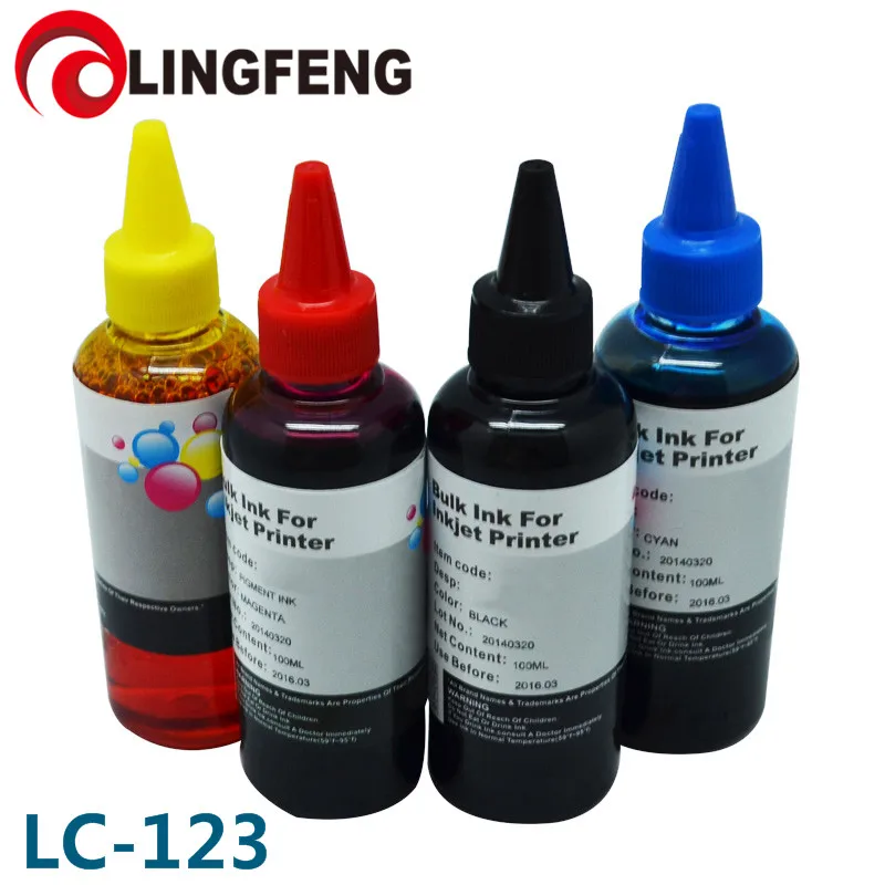 Printer ink Refill kit bulk ink for Brother LC123 mfc J4510DW MFC