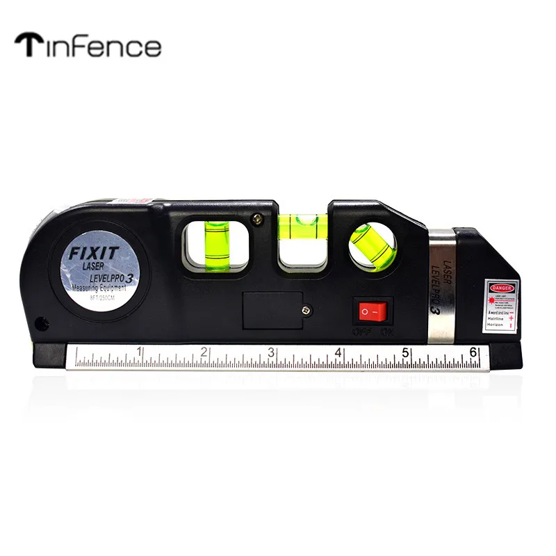 

Hot Search Multipurpose Laser Level Lever Cross Projects Horizontal Vertical Nivel A Laser Levels Light Beam Measure Tape 2017