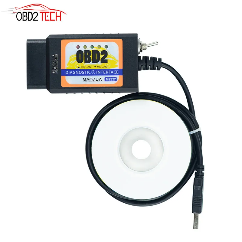 Русский MZ327 USB V1.5 модифицированный для Ford elmконфигурации чип CH340 + 25K80 с