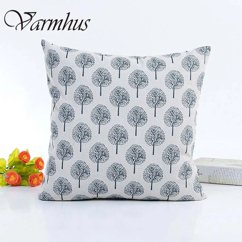 Varmhus 45cmX45cm Retro Vintage Conch Pattern Throw Pillow Case Cover