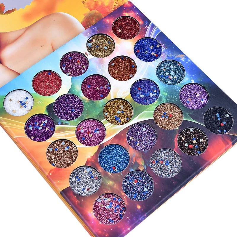 

25 Colors Shimmer Eyeshadow Palette Professional Make Up Waterproof Smudge-Proof Sexy Glitter Eye Shadow Makeup Palette