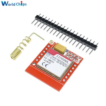 

Mini Smallest SIM800L GPRS GSM Module MicroSIM Card Core Wireless Board Quad-band TTL Serial Port With Antenna For Arduino