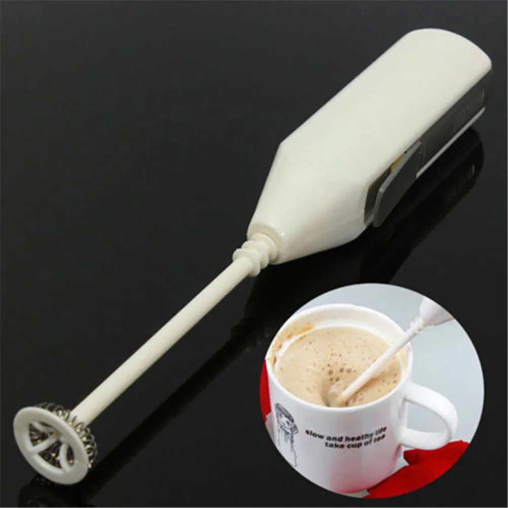 

Electric Egg Beater Frother Coffee Milk Cream Foamer Cappuccino Latte Maker Hand Mixer Whisk Blender 19.7*3.7*2.6CM