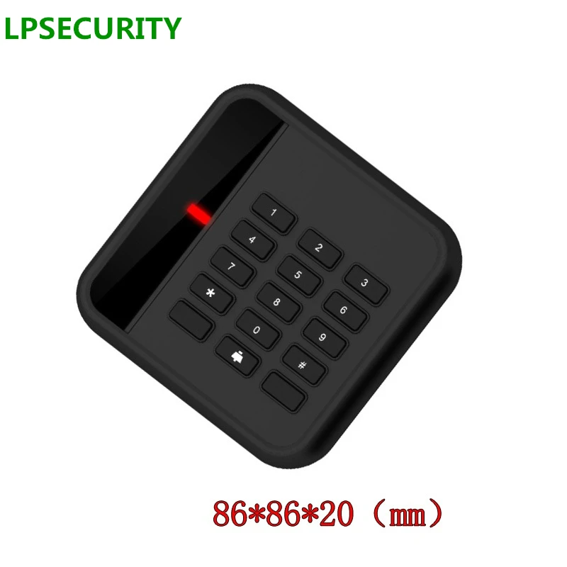 

LPSECURITY Waterproof 125khz ID WG26 RFID Reader EM TAGS Card Key reader for door lock Reader Access Control System