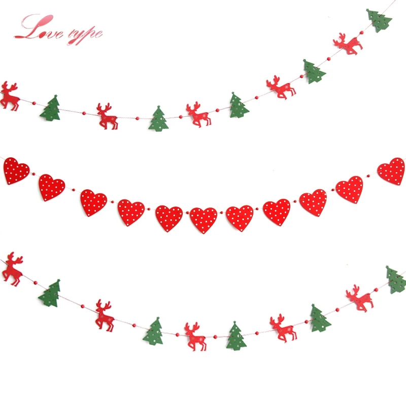 1 Satz Kreative Holz Ornamente Herz Hirsch Baum Holz Anhanger