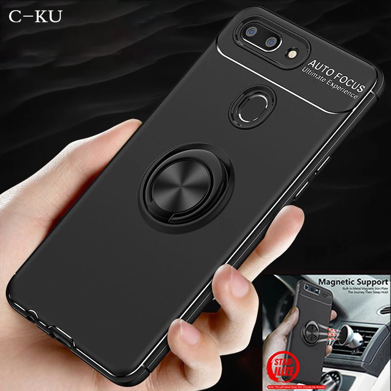 С подставкой-держателем в виде кольца чехол для телефона Oppo R15 Pro R11 R11S R9 R9S плюс A37