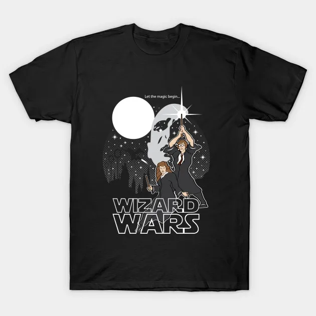Гарри рубашка Волшебные войны T-Shirt1 с изображением Поттера | Мужская одежда