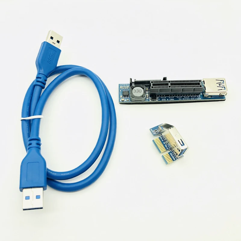 Адаптер PCI Express USB 3 0 Raiser Extender PCIE Riser E Компьютерные аксессуары настольная карта для
