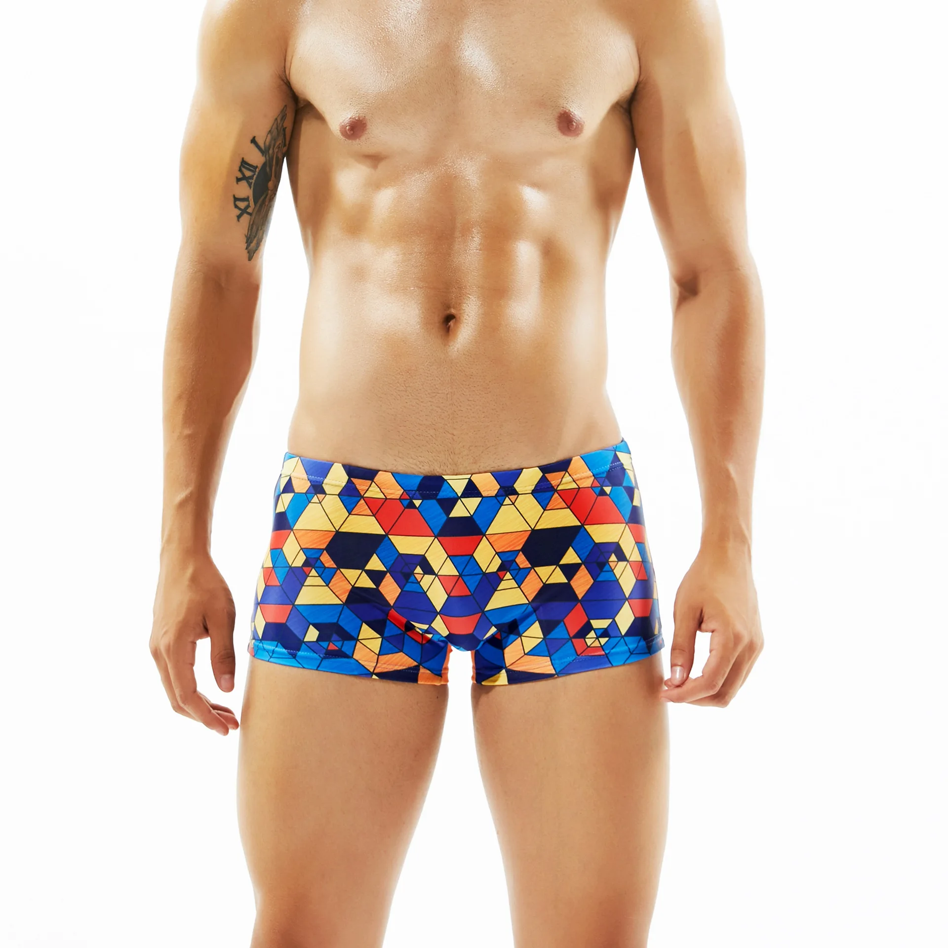 Летний мужской купальник трусы боксеры Sunga Masculina сексуальный Man'e Maillot De Bain Garcon