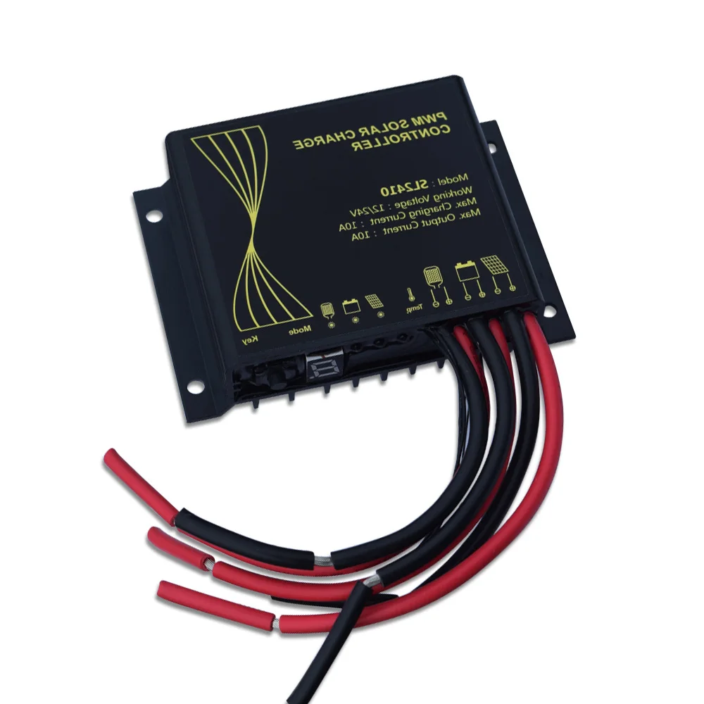 

BOGUANG Outdoor solar controller 12v/24v 10A for soalr panel module PWM Solar Charge Waterproof controller
