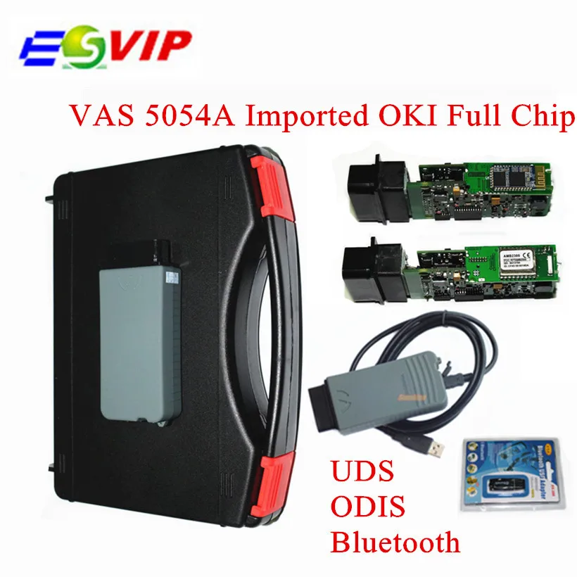 

DHL free Best ODIS VAS 5054A OKI full Chip New ODIS 5.13 +keygen VAS5054 Bluetooth VAS5054A Support UDS Diagnostic Tool