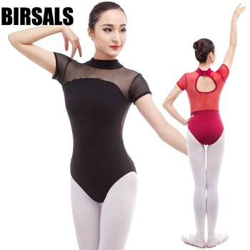 

ladies burgundy mock turtleneck dance training ballet leotards costumes lace back gymanstic dancwear CS0306