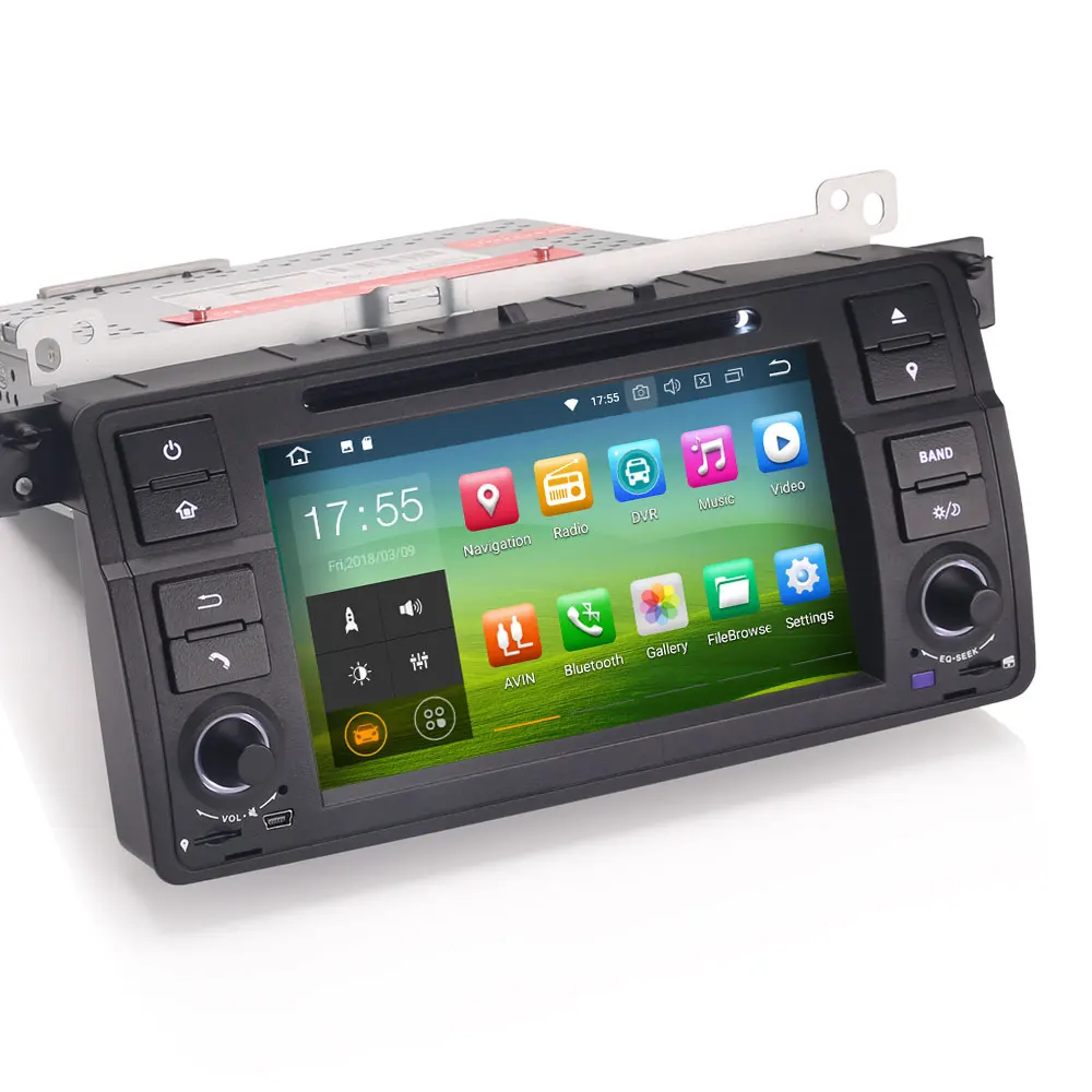 Sale 7" Android 9.0 OS Car DVD Multimedia GPS Radio for BMW E46 1998-2006 (318/320/325) & BMW M3 1998-2006 with Split Screen Support 2