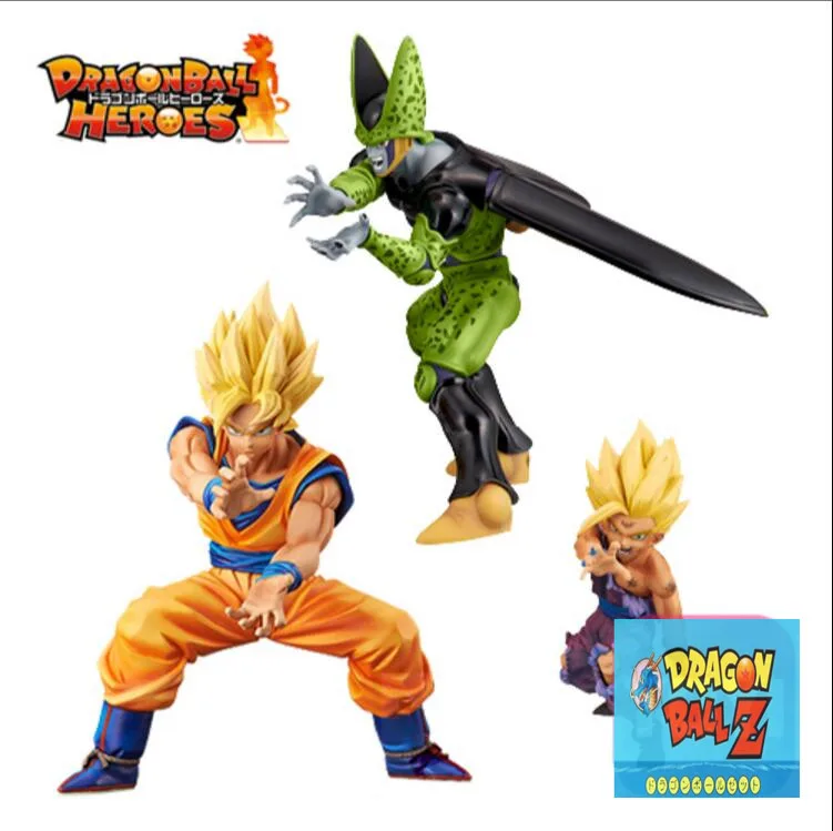 Dragon Ball Z Action Figures Dramatic Showcase Goku Gohan Cell Super