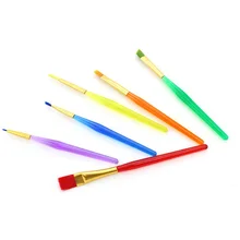 6 шт./компл. многоцветный торт из конфет Обледенение Декор набор кистей для рисования комплект для выпечки инструменты MU