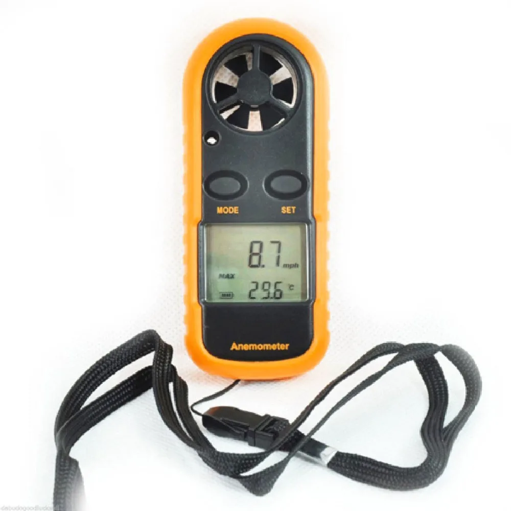 Переносной Анемометр Термометр цифровой ручной Ветер Скорость измерителем влажности и температуры 30 м/с Windmeter ветер Скорость измерительный инструмент