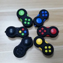 Nouveau jeu poignée jouets en plastique anti-Stress main Fidget Pad clé téléphone mobile accessoires décompression cadeau 8 couleur
