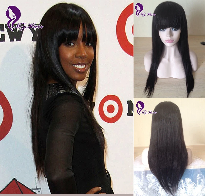 Kelly Rowland Celebrity Wigs Glueless Full Lace Wigs With Full