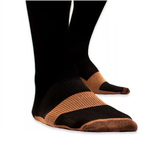 

Men's Compression Socks Miracle Copper Knee Anti-Fatigue male socks leg slimming stockings 3 colors