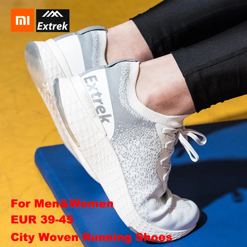  Xiaomi Original COOLMAX Flying Woven Running Sports Shoes Light Mesh Breathable Quick-drying Lovers