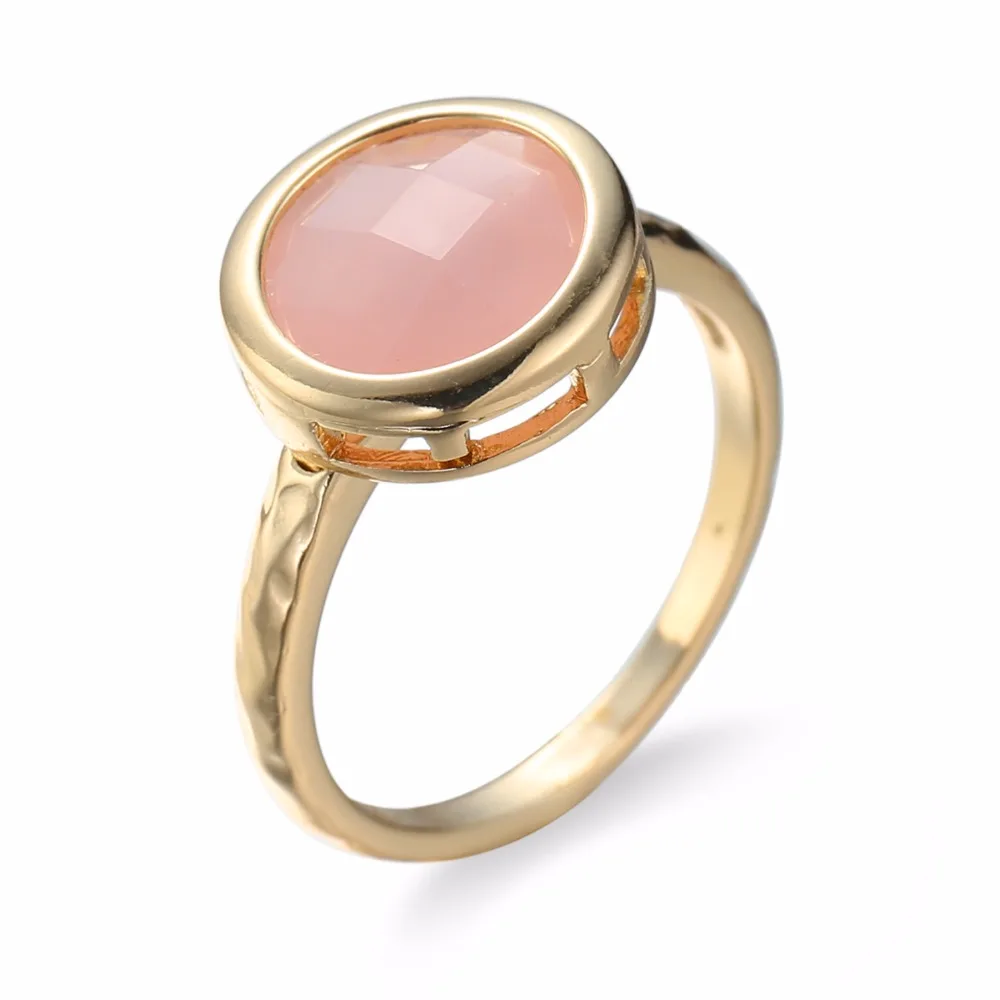 Cat S Eye Stone Ring Elegant Gold Color Green Ping Opal Austrian Cat S Eye Stone Ring Elegant Gold Color Green Ping Opal Austrian Crystals Rings For Wedding Engagement Promise Jewelry In Bands From