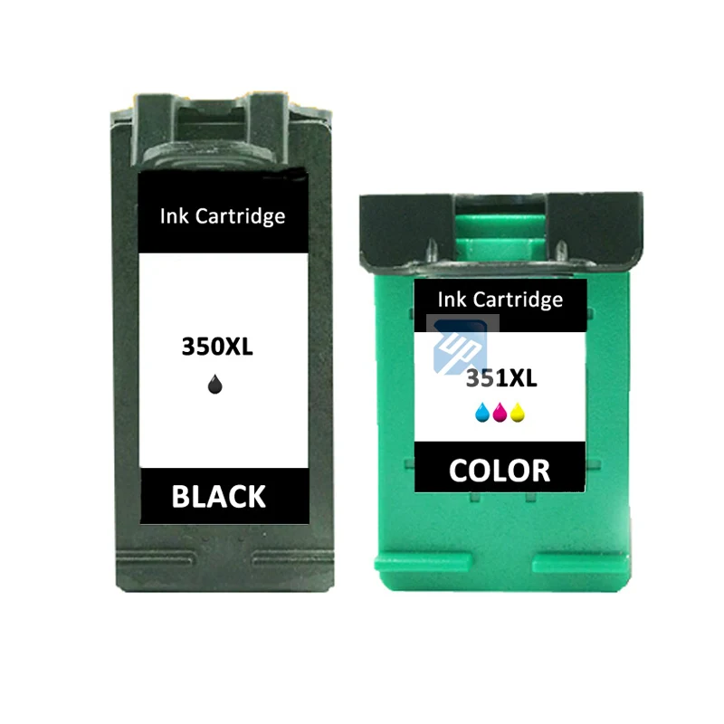 UP Reemplazo de cartucho de tinta para impresora HP, recambio de tinta para HP  350, 351 XL, Officejet J5730, J5780, 5785, J5790, J6410, J6413, J6415,  J6450, J6480, 2PK|ink cartridge|replacement cartridgeink cartridge for