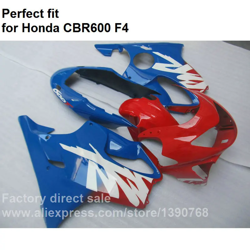 Обтекатели из АБС-пластика для Honda CBR600 F4 1999 2000 red комплект синих обтекателей CBR 600 99