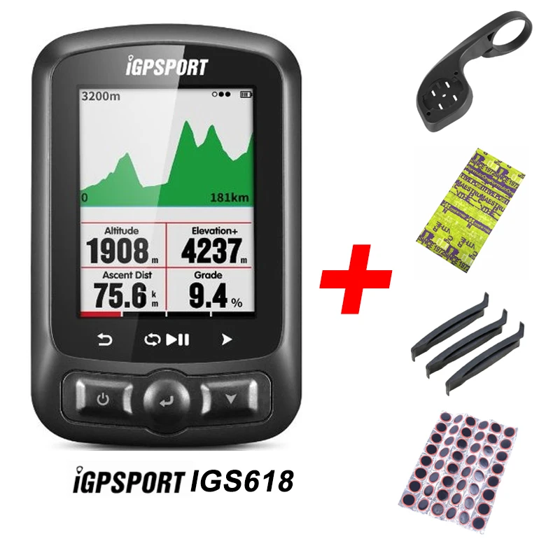 

iGPSPORT IGS618 GPS Cycling Computer Wireless IPX7 Waterproof Bicycle Digital Stopwatch Cycling Speedometer ANT+ Bluetooth 4.0