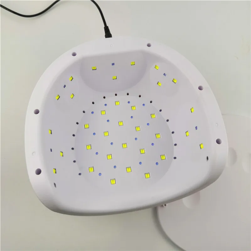 Conduziu a Lâmpada Secador para Curar Todos os Géis Ferramentas de Gel uv do Unha Mais Novo Unha Lâmpada Detecção Automática 72 w Led Manicure Art Polonês Verniz 16 w CONDUZIU a Lâmpada UV Do Prego