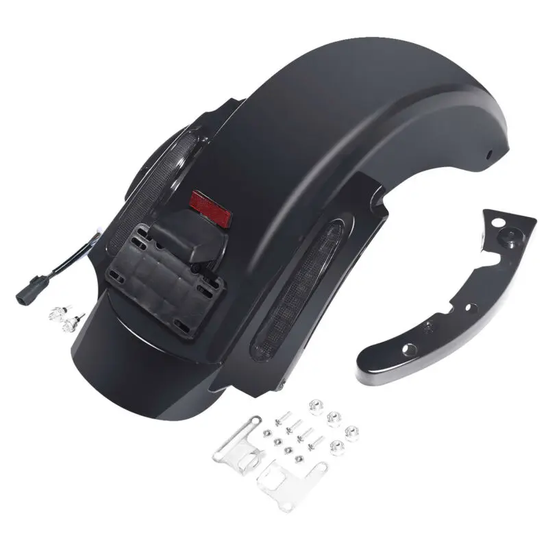 

Motorcycle Rear CVO Style Fender System Set For Harley Street Electra Glide Road King FLHR Ultra Classic 09-13 12 11 10