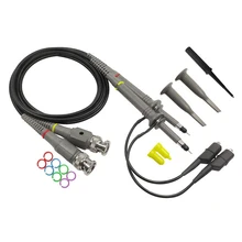 P6100 2PCS Oscilloscope Probe Kit DC-100MHz Scope Clip Test Probe 100MHz For Tektronix HP X1/X10 sonda osciloscopio wholesale 20mhz oscilloscope probe with x1 x10 switch max 600v