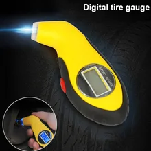 New Digital Tire Gauge Tester Tool with LCD Display Auto Vehicle Car Motorcycle Tire Tyre Air Pressure Gauge Tester DXY88
