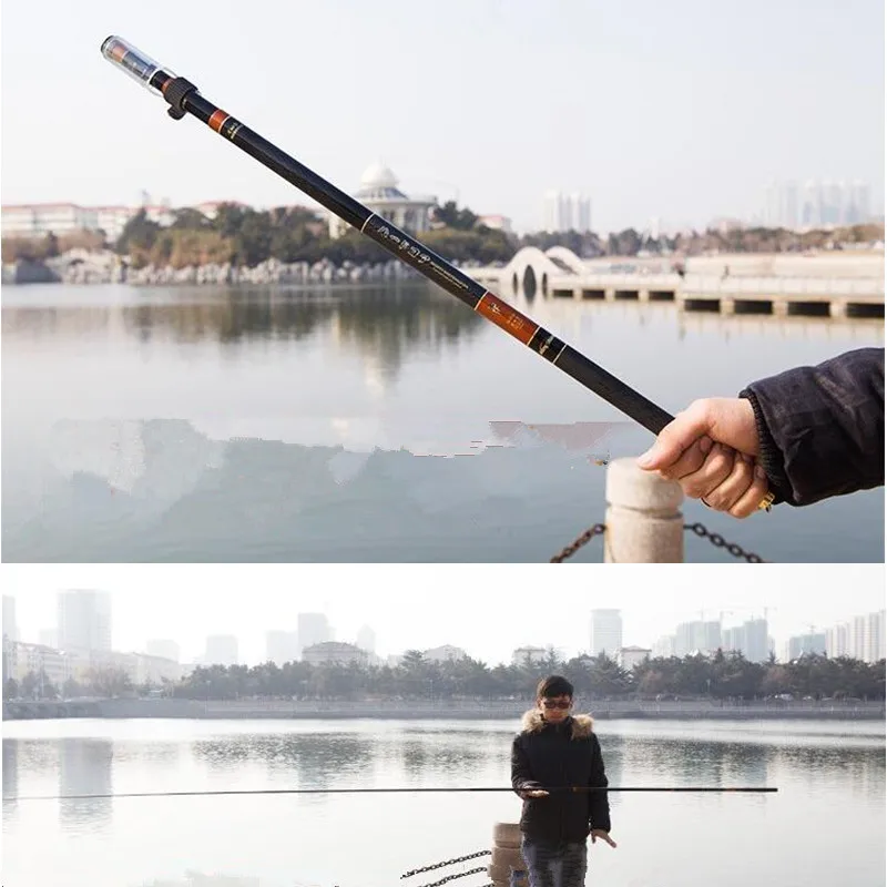 Vara de Pesca Alta Carbono Seção Curta Pólo 3 Posicionamento Fluxo Algemas Ultra Leve Duro 28tune Vara Pesca 11 Esporte e Lazer