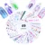 49шт Miexed Designs Water Nail Stickers Наклейки Ловец Снов Передача Наконечника Водяной Знак Флора Живопись Слайдер Маникюр Украшения