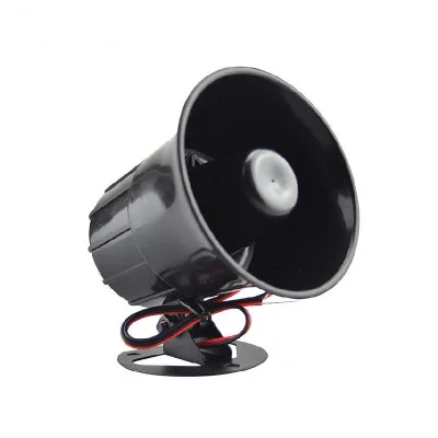 

10PCS Alarm Siren Horn Outdoor With Bracket For Home Security Protection System Alarm Systems DC 12V loudly sound siren