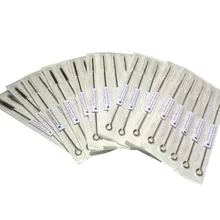 100pcs Needles SHADER PACKING MIXED ASSORTED Tattoo 10 Sizes Round Shader 3 5 7 9 11 15 RS RM Mix