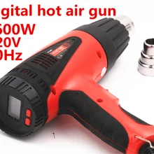 220 В 50 Гц 1600 Вт цифровой электрический пистолет горячего воздуха с температурным управлением тепловой IC SMD качественные сварочные инструменты Регулируемый воздушный поток пистолет