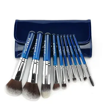 

BearPaw High end 10 Pcs Professional Makeup Brushes Set Synthetic Hair Promotion for Retail Fashion Beauty Brushes