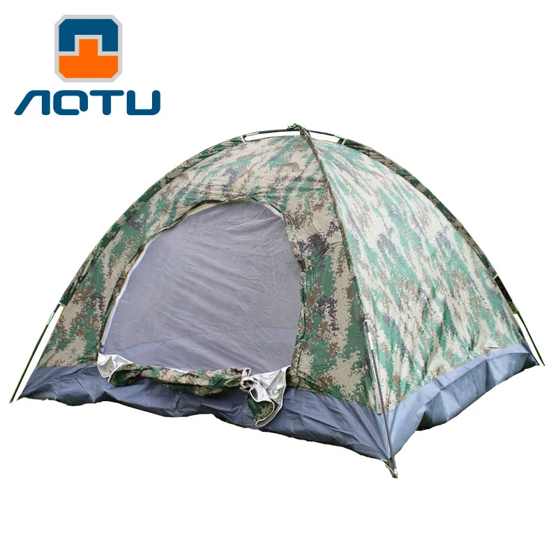 Hiking Night Room Digital Camouflage Tent Three To Four People Individual Survival Outdoor Camping Camping Single-Layer At6511