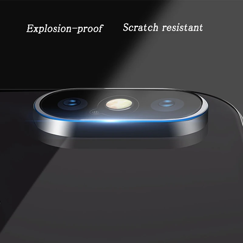 OTAO объектив камеры закаленное стекло Screen Protector 2 шт./лот для Apple IPhone X 8 7 6 S плюс 5S se 5C