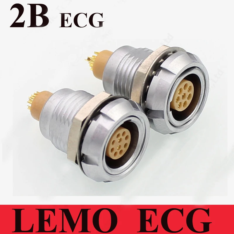 LEMO M15 connector ECG 2B 2 3 4 5 6 7 8 10 12 14 16 18 19 Pin Female Socket ECG.2B.3**.CLL