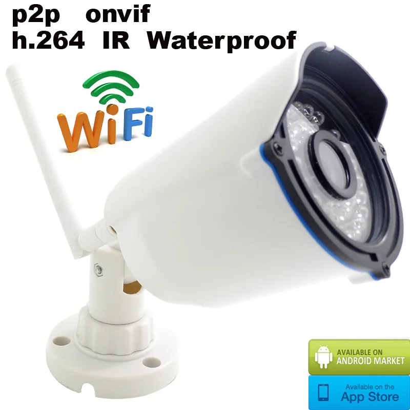 

CCTV IP Camera 720P HD Wireless Mini WIFI Bullet Camera waterproof Surveillance Security video home system Infrared Night Vision