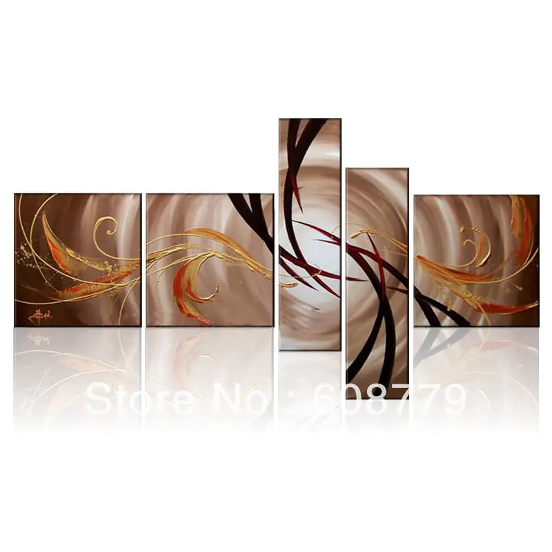 

Hhall Abstract Painting Contemporary Household Pure Hand-painted Oil Painting can not Hold Thoughts