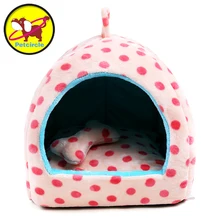 

petcircle New Soft dot Pet Dog Cat Rabbit Bed Houses Kennel Doggy Warm Cushion Basket Color S-L 3 Colors free shipping