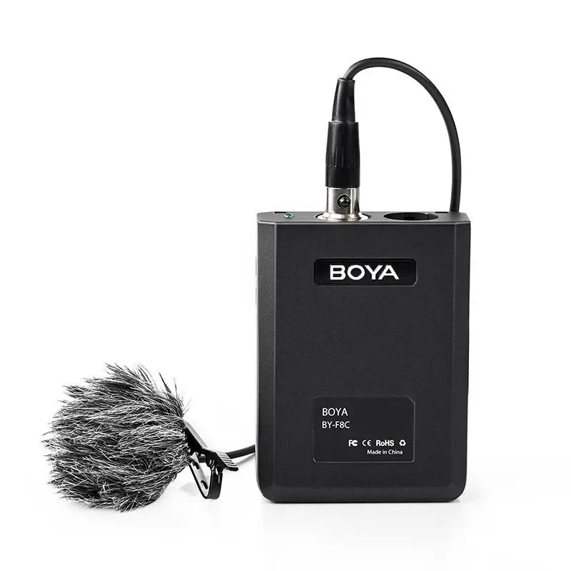 

BY-F8C BY-F8OD Professional Omni-directioanl Cardioid Lavalier XLR Output Condenser Microphone Video Recording Mic