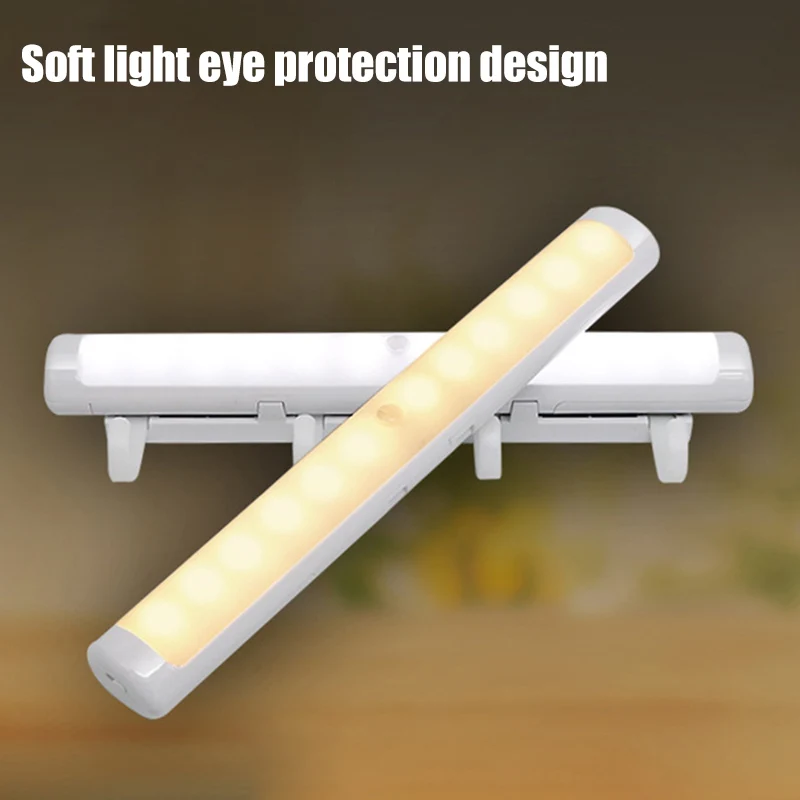 

Wireless LED Motion Sensor Night Lights for Under Cabinet Closet Kitchen Cupboard Shelf Lighting CLH@8