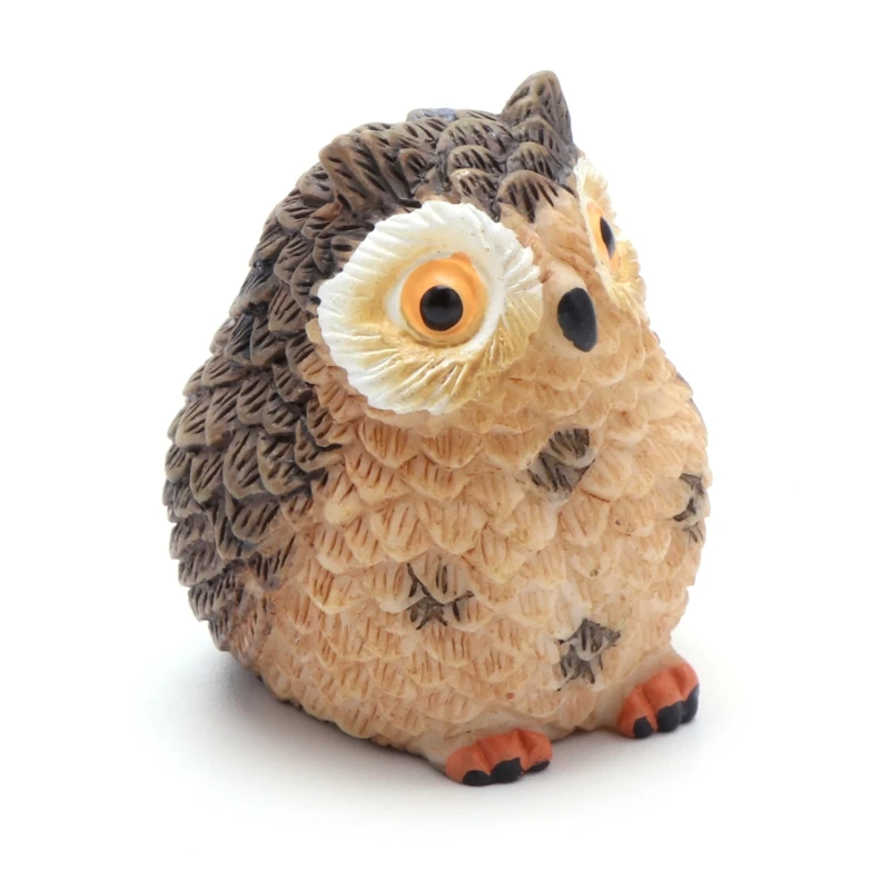 

Cute Owl Mini Dollhouse Bonsai Craft Garden Ornament DIY Plant Pots Fairy Garden